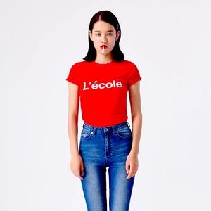 L’École Des Femmes L’École Tee / BRAND NEW / Size Small
